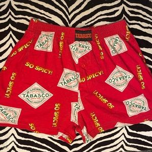 Tobasco Hot Sauce Boxers
